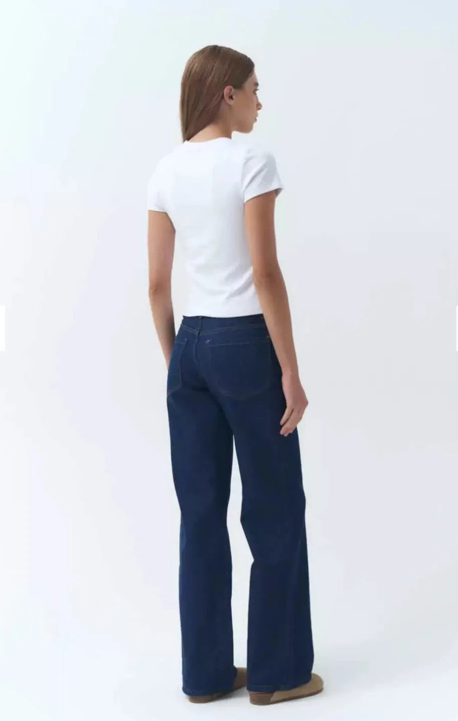 Jean wide Flor